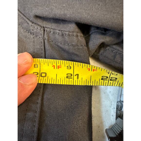 Alaskan Hardgear Jacket Womens L Gray Zip Pockets Snap Buttons Heavy Shacket - Picture 5 of 6